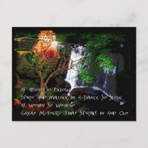 Zoals hierboven, hieronder briefkaart