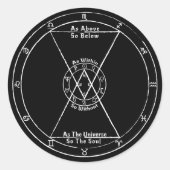 Zoals hierboven, hieronder ronde sticker (Voorkant)