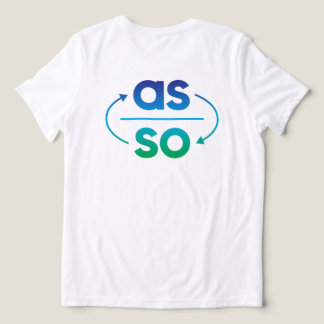 Zoals hierboven, hieronder Tri-Blend shirt