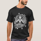 Zoals hierboven, onder Satan Baphomet Leviathan Cr T-shirt (Voorkant)