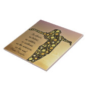 ZOALS HIERBOVEN VERMELD, DUS ONDER keramische tege Tegeltje (Zijkant)