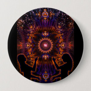 Zoals hierboven, zo hieronder ronde button 4,0 cm