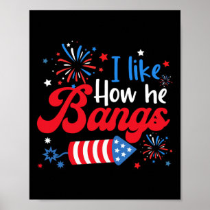 Zoals hoe ze vuurwerk ontploft grappig koppel 4th poster