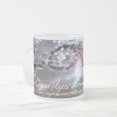 Zoals Hope vliegt officiële liefdesMok Matglas Koffiemok (Voorkant links)