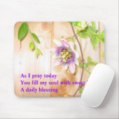 Zoals ik vandaag bid muismat (Met muis)