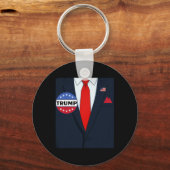 Zoals ik was het Gezegden van Trump Speech 2024 US Sleutelhanger (Voorkant)