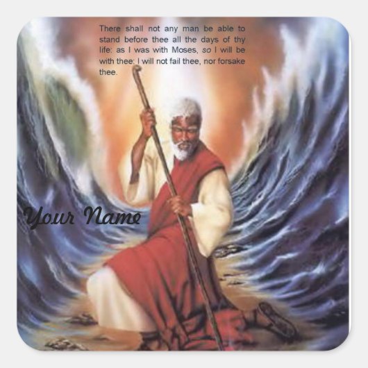 Zoals ik was met Mozes sticker (Voorkant)