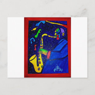 Zoals Jazz Man van Piliero Briefkaart