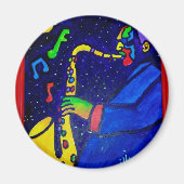 Zoals Jazz Man van Piliero Magneet (Voorkant)