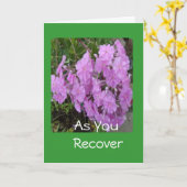 Zoals je herstelt kaart (Gele Bloem)