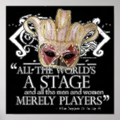 Zoals je het leuk vindt, citaat poster (Voorkant)