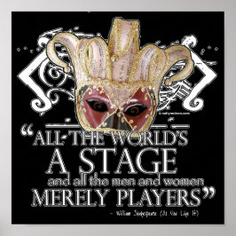 Zoals je het leuk vindt, citaat poster