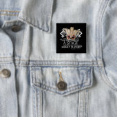 Zoals je het leuk vindt, citaat vierkante button 5,1 cm (In situ)