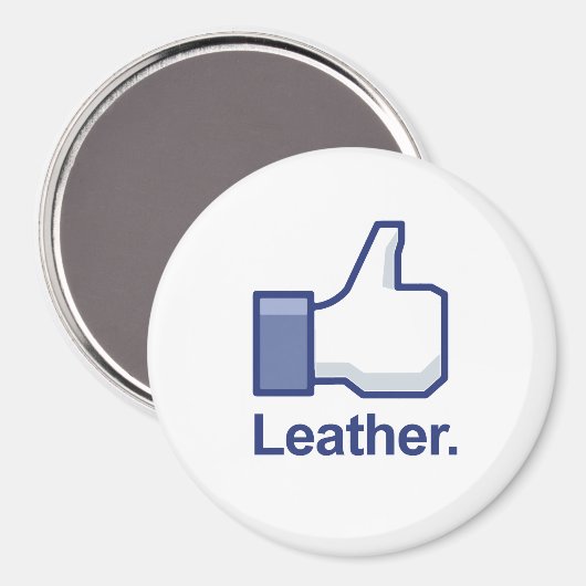 Zoals leder magneet (Voorkant / Achterkant)