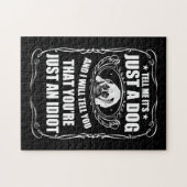 ZOALS ME ITS JUST A DOG A PUG LEGPUZZEL (Horizontaal)