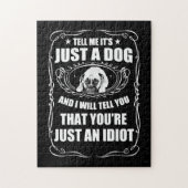 ZOALS ME ITS JUST A DOG A PUG LEGPUZZEL (Verticaal)