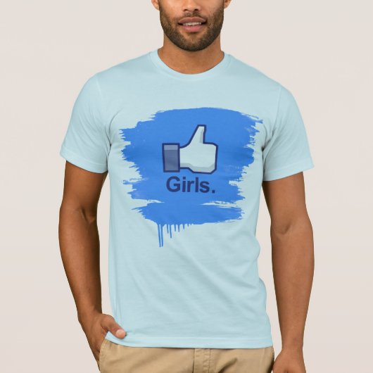 Zoals meisjes t-shirt (Voorkant)