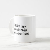 zoals mijn detectives hardgekookt koffiemok (Voorkant links)