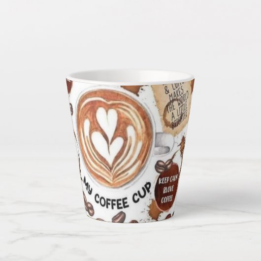  zoals mijn koffiekop latte mok (Voorkant)