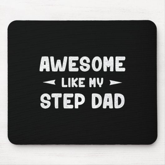 Zoals mijn stap papa grappig vaders dag cadeau Kin Muismat (Voorkant)