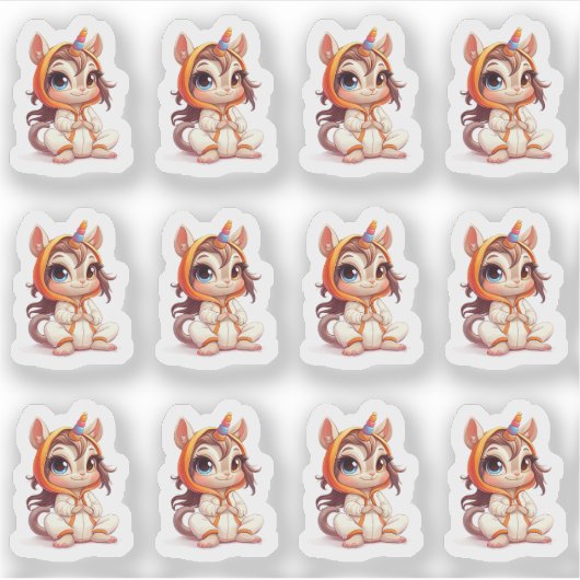 Zoals niemand anders 12 Sticker blad (Voorkant)