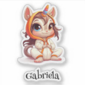 Zoals niemand anders gepersonaliseerde vinyl Stick Sticker (Voorkant)