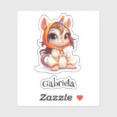 Zoals niemand anders gepersonaliseerde vinyl Stick Sticker (Vel)