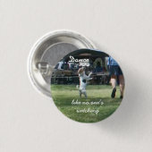 Zoals niemand kijkt (+) ronde button 3,2 cm (Voorkant /achterkant)