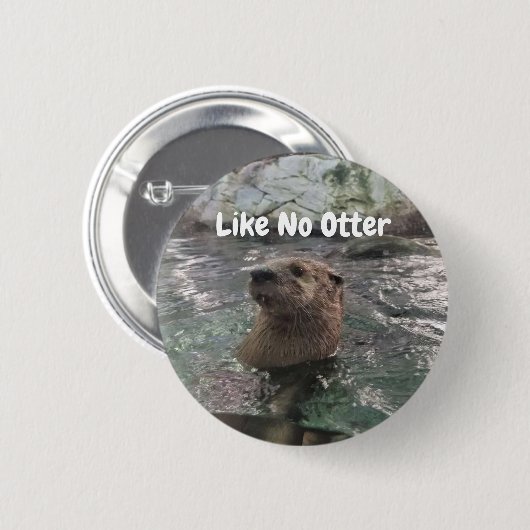 Zoals No Otter Ronde Button 5,7 Cm (Voorkant /achterkant)