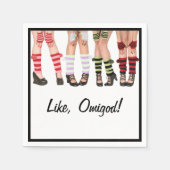 Zoals, Omigod! cocktailservet Servetten (Voorkant)