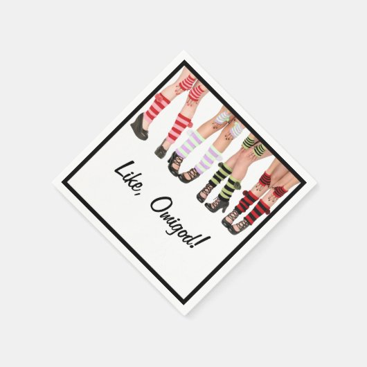 Zoals, Omigod! cocktailservet Servetten (Hoek)