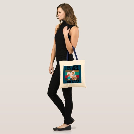 Zoals oom als nicht... krap lekker voor me. tote bag (Voorkant (model))