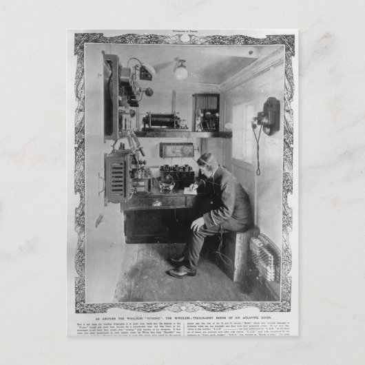 Zoals op de Wrecked "Titanic" Briefkaart (Voorkant)