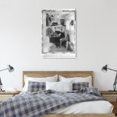 Zoals op de Wrecked "Titanic" Canvas Afdruk (Insitu (Slaapkamer))