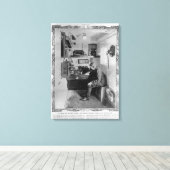 Zoals op de Wrecked "Titanic" Canvas Afdruk (Insitu (Houten vloer))