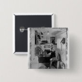 Zoals op de Wrecked "Titanic" Vierkante Button 5,1 Cm (Voorkant /achterkant)