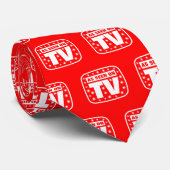 Zoals op tv gezien - CH 2 met Retro sterren Stropdas (Opgerold)