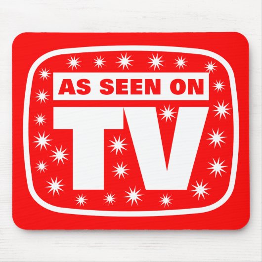 Zoals op tv gezien - Gepersonaliseerd Muismat (Voorkant)