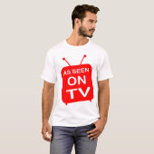 Zoals op tv t-shirt (Voorkant volledig)