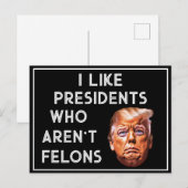 Zoals Presidenten die geen misdadigers zijn Briefkaart (Voorkant / Achterkant)