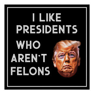 Zoals Presidenten die geen misdadigers zijn Perfect Poster