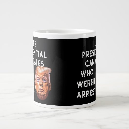 Zoals presidentskandidaten die niet werden gearres grote koffiekop (Voorkant)