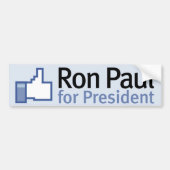 Zoals Ron Paul Bumpersticker (Voorkant)