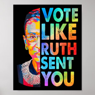 Zoals Ruth je een grappige feministe stuurde Poster