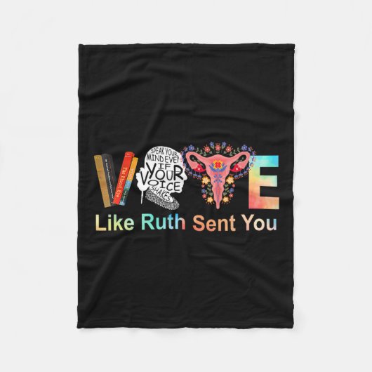 Zoals Ruth je feministische LGBT stuurde Fleece Deken (Voorkant)