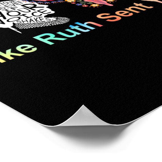 Zoals Ruth je feministische LGBT stuurde Poster (Hoek)