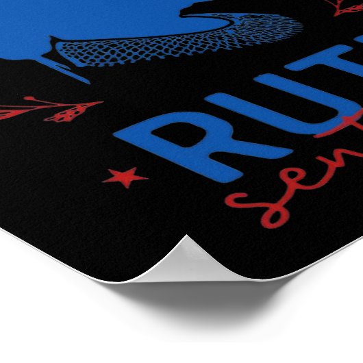 Zoals Ruth je RBG Feminist Voting Inspiration stuu Poster (Hoek)