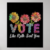 Zoals Ruth je Shirt Uterus Feminist LGBT stuurde v Poster (Voorkant)