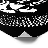 Zoals Ruth je stuurde - feminist Poster (Hoek)