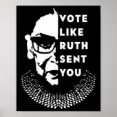 Zoals Ruth je stuurde - feminist Poster (Voorkant)